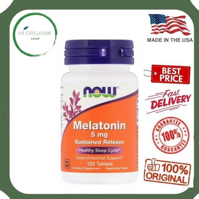 Now Foods Melatonin 5 mg 120 Tablets