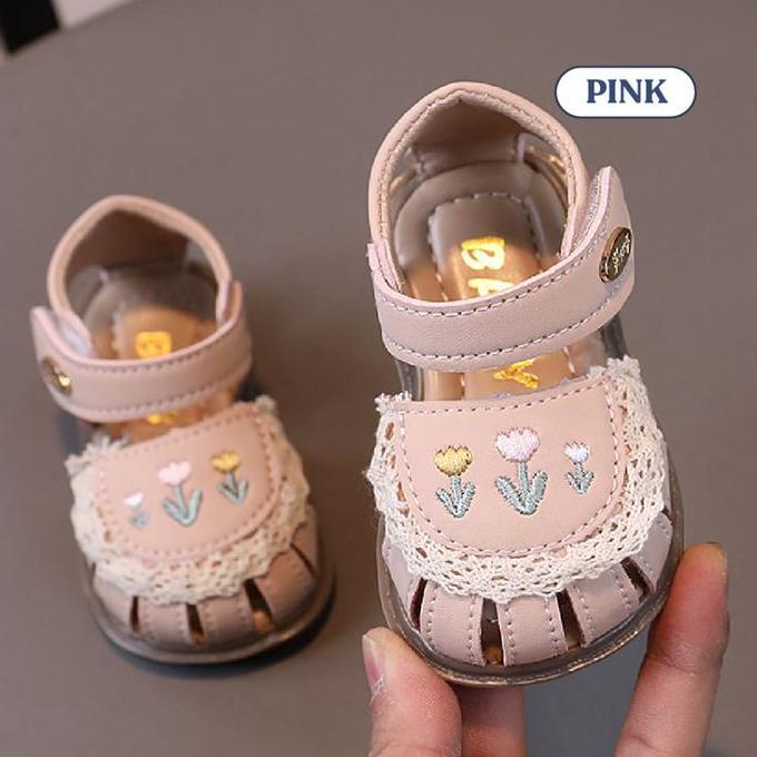 DB263 >> NEWKIDS Sepatu Sandal Gladiator Anak Bayi Perempuan Pesta Elegant 1 24 Bulan MLI