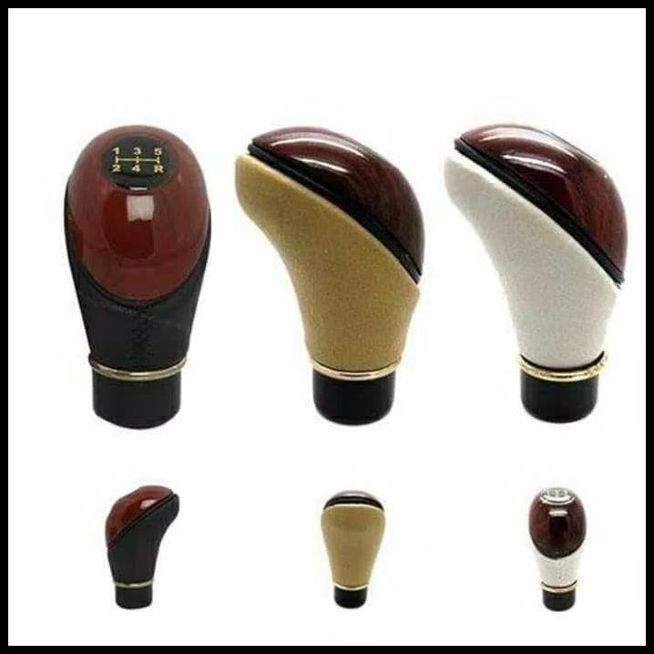 HOT DEAL GEAR/SHIFT KNOB MOTIF KAYU MOBIL HONDA MOBILIO 