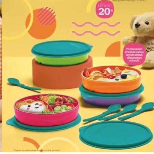 Tupperware kiddos lunch box tempat makan anak