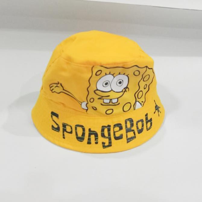 LA180 - bucket hat topi anak SpongeBob SquarePants lucu si anak ceria fashion