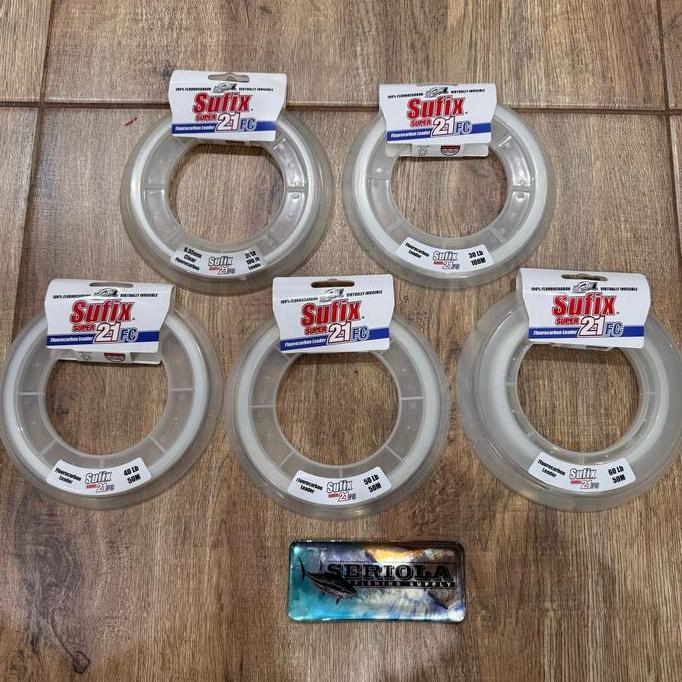 BEBAS ONGKIR - LEADER SUFIX SUPER 21FC CLEAR FLUOROCARBON 50M - 100M