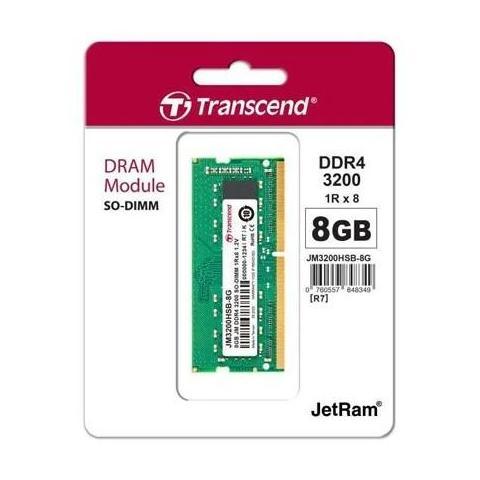 Transcend SO-DIMM DDR4 3200Mhz 8GB (1x8GB) DDR4 - JM3200HSB-8G (TERBAIK) (TERBARU) (TERMURAH)