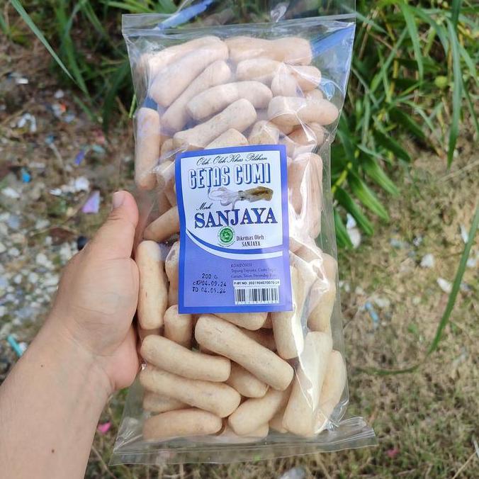 Kerupuk getas Cumi Sanjaya khas bangka oleh oleh bangka snack bangka