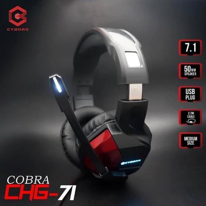 CYBORG CHG-71 COBRA 7.1 SURROUND (TERBAIK) (TERBARU) (TERMURAH)