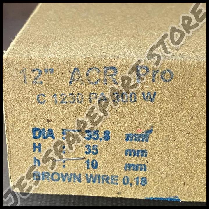 BEST DEAL SPOL SPUL SPOOL COIL SPEAKER CANON 12 INCH 1230 PA 