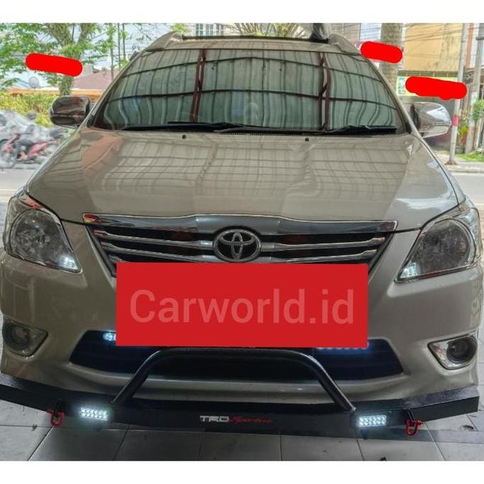 Towing Bar Depan Palang Bumper Besi Innova 2004-2015 + Led