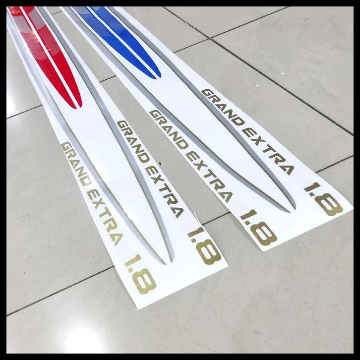 TERMURAH STICKER STRIPING LIS BODY MOBIL KIJANG GRAND EXTRA 1.8 STIKER BODY MOBIL 