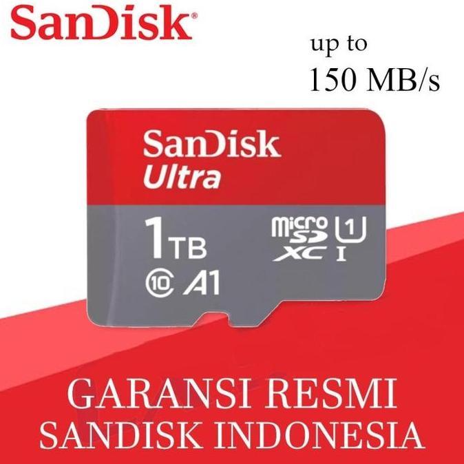 NEW Sandisk 1TB 1 TB Ultra 150 mb/s Memory Micro SD SDXC Card A1 UHS-1 Hp