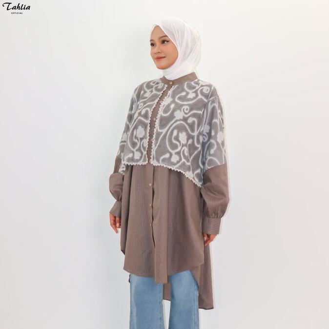 TAHLIA OFFICIAL - Riyanti | Tahlia Kemeja Tunik Wanita Pesta Muslim Dress Fashion Wanita TL-F89