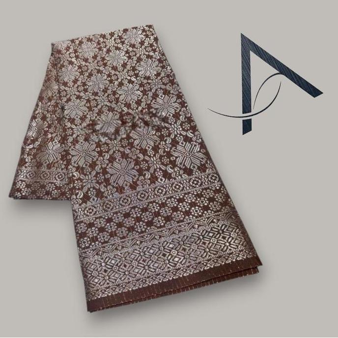 Rok Songket Lilit Rok Pesta Bawahan Kebaya Bahan Adem Nyaman Dipakai Muslim Wanita Hitam Dewasa Panj