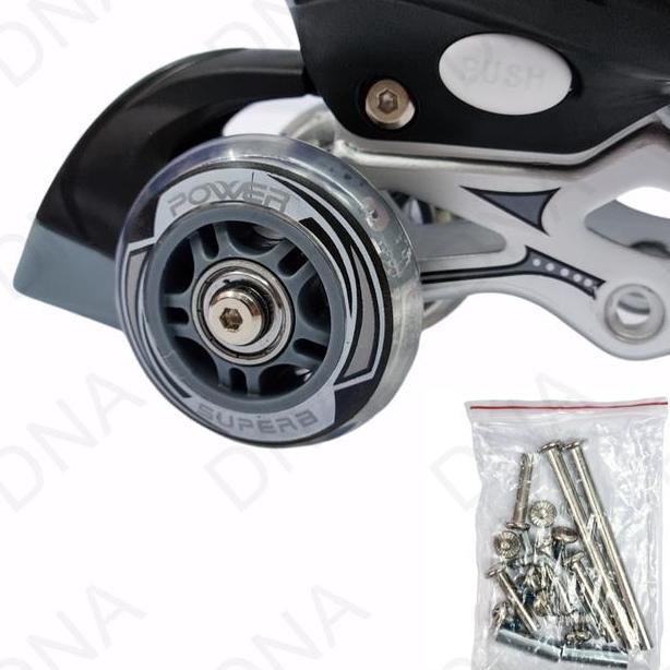 Sepatu Roda Power Superb Bajaj Hitam (+ Baut Bajaj) Pasti Ori