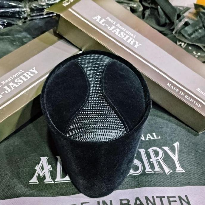 PECI HITAM KHAS BANTEN PECI AL-JASIRY PECI Q-MAS JAYA, Songkok Kopiah Pria GM