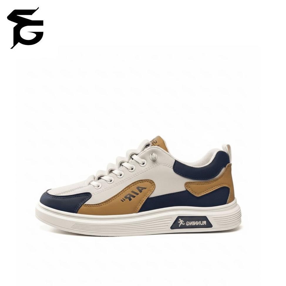 Fashgenics Sepatu Sneakers Toyohashi Putih Kets Pria Wanita Kasual Ringan Kekinian Snekers