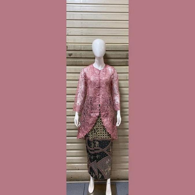 set kebaya tunik rok span plus iner