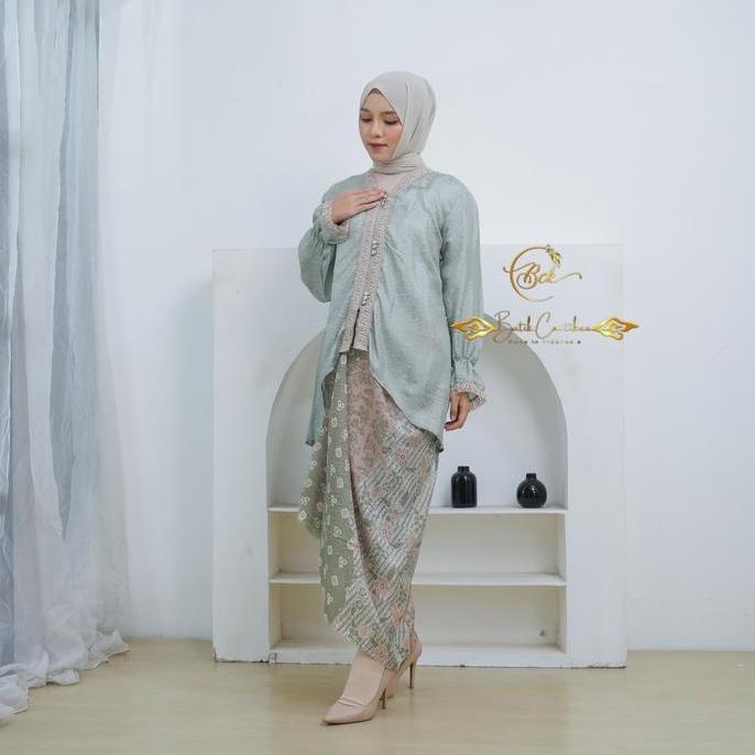 Setelan Viscose Tunik- Natasha Set | Batik.Cantikuu | Modern Tunik | Tunik Tule | Tunik Tile Premium