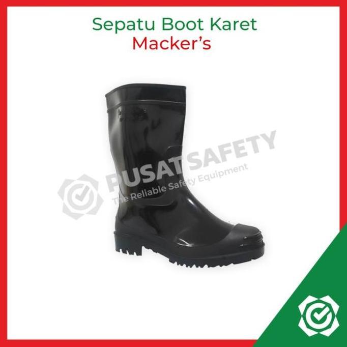 Sepatu Boot Karet Pendek Mackers Shoes Pria (TERBAIK) (TERBARU) (TERMURAH)
