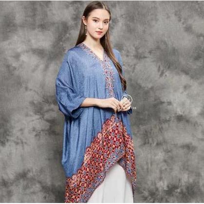 AIRA BATIK_ Alisa Kaftan Tunik Batik | Kaftan Batik | Kaftan Oversize | Kaftan Lebaran | Kaftan Raya