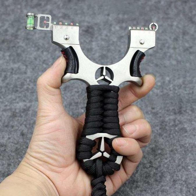 Ketapel slingshot hunting plus karet bola besi bonus laser (TERBAIK) (TERBARU) (TERMURAH)