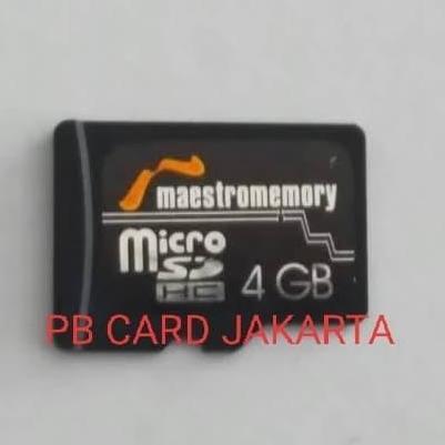 DB287 - MICRO SD MAESTRO 4GB 8GB 16GB 32GB 64GB 128GB CLASS 10 CHIP ONLY