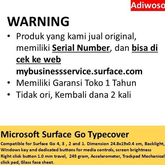 Microsoft Surface Go Keyboard