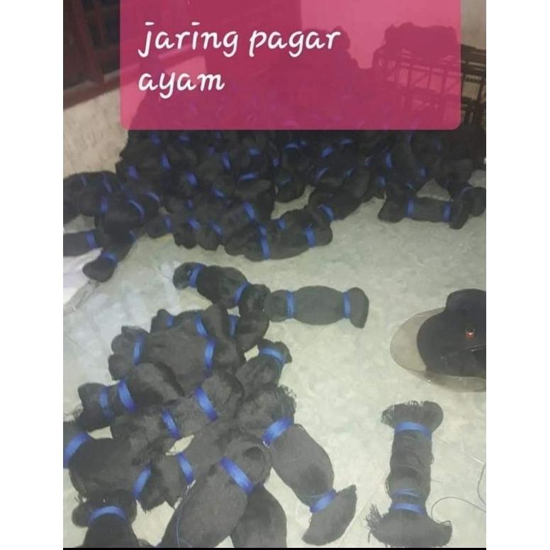 Bisa Cod Jaring Pagar Ayam Tebal Lubang 1Cm Uk 2Mx10M +Tali .