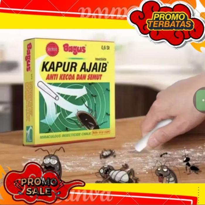 Trending Kapur Ajaib  / 1Pak Isi 6Kotak 12Batang Kapur Semut Kapur Bagus