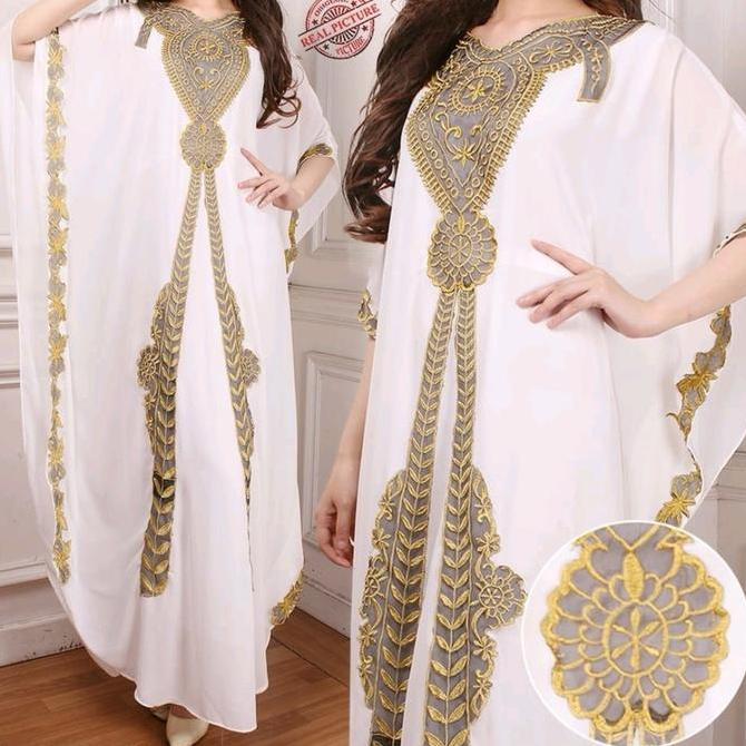 BJfashionwanita / Kaftan Luna / Kaftan Renda / Kaftan Ceruty / Kaftan Bordir / Kaftan Luna Maya / Fa