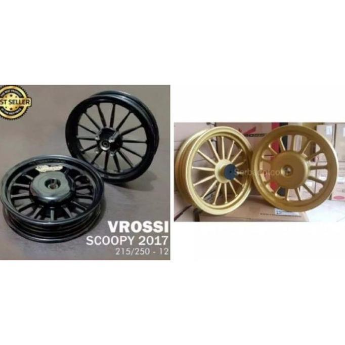 Terlaris Velg Rossi Rossy Galaxy Scoopy Ring 12 R12 Type Galaxy Mini Original Model Daytona Dtn