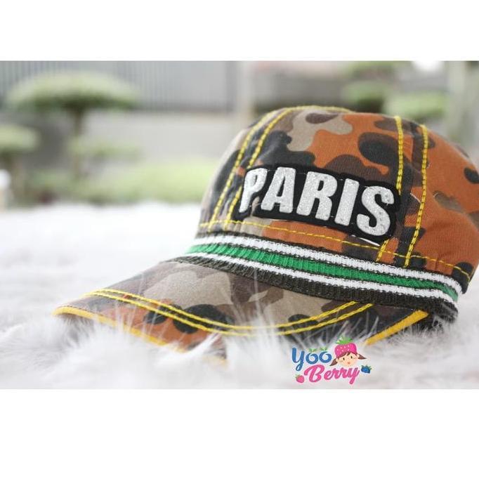 Premium Yooberry Topi Bayi & Balita Komando City Army Ripped Glitter