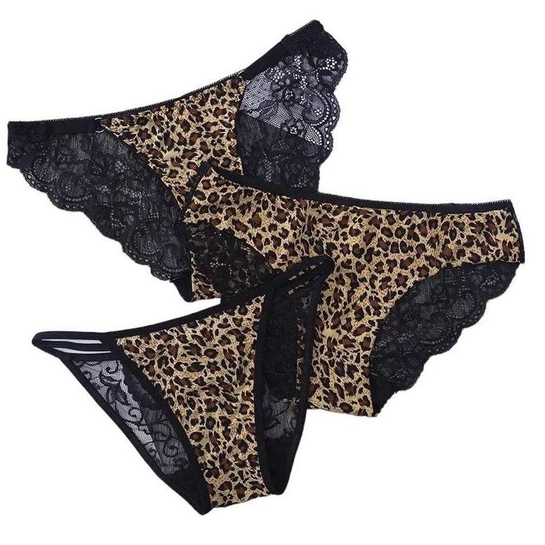 Discount CD LEOPARD / CD Wanita Dewasa Renda Leopard Sexy 1 Pcs dan 3 Pcs