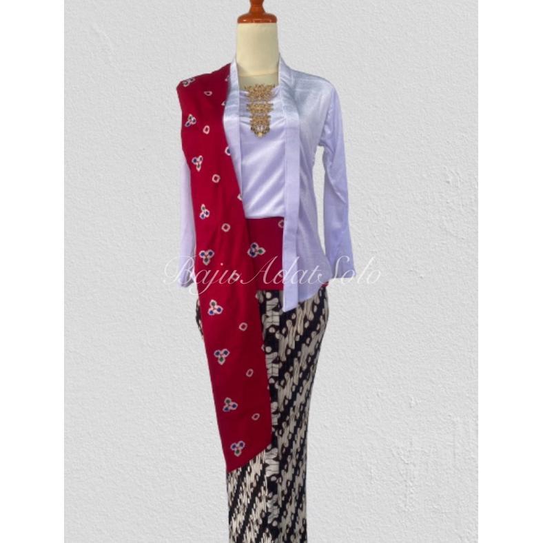 BESTPROMO KEBAYA KUTUBARU BLUDRU SET//KEBAYA KUTUBARU BLUDRU POLOS LENGAN PANJANG