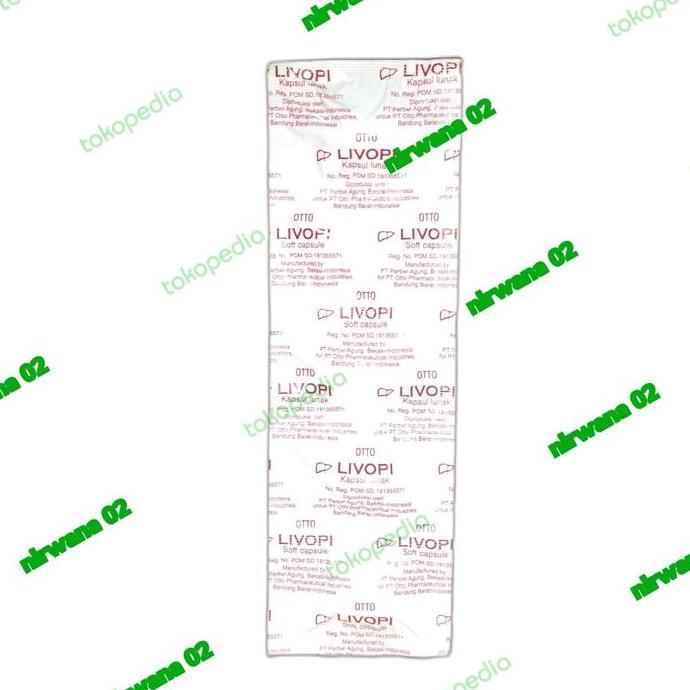 livopi vitamin hati strip original