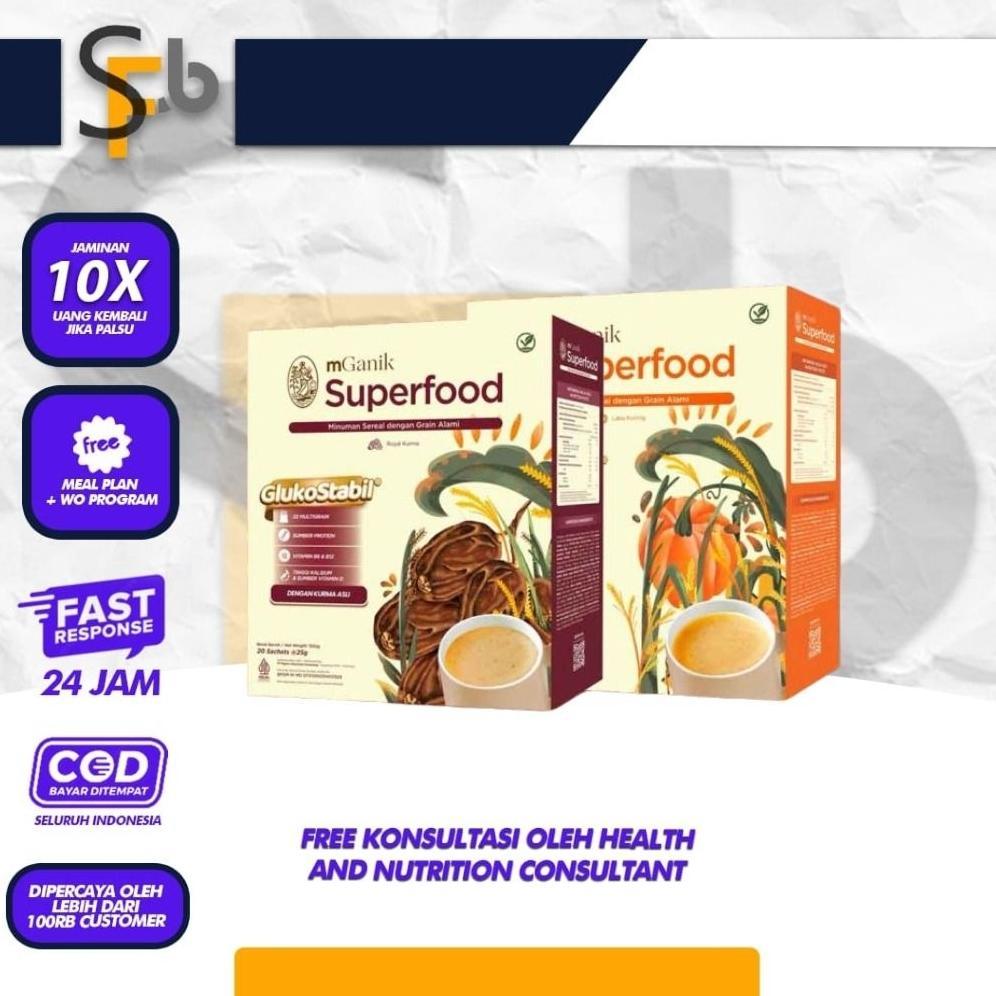 Mganik Multigrain Superfood Sachet Diabetesi Glukostabil