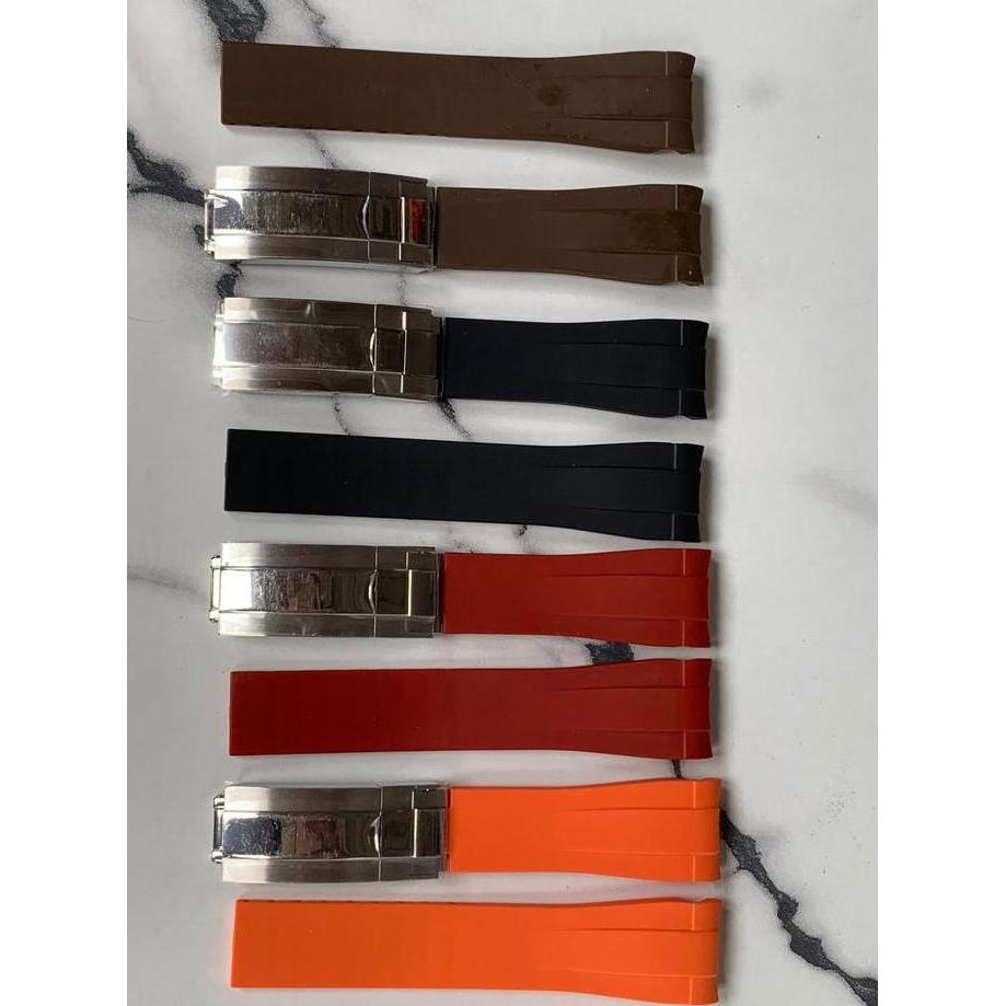 DR372 - Strap tali jam tangan silicon curve 20mm Seikomod curve