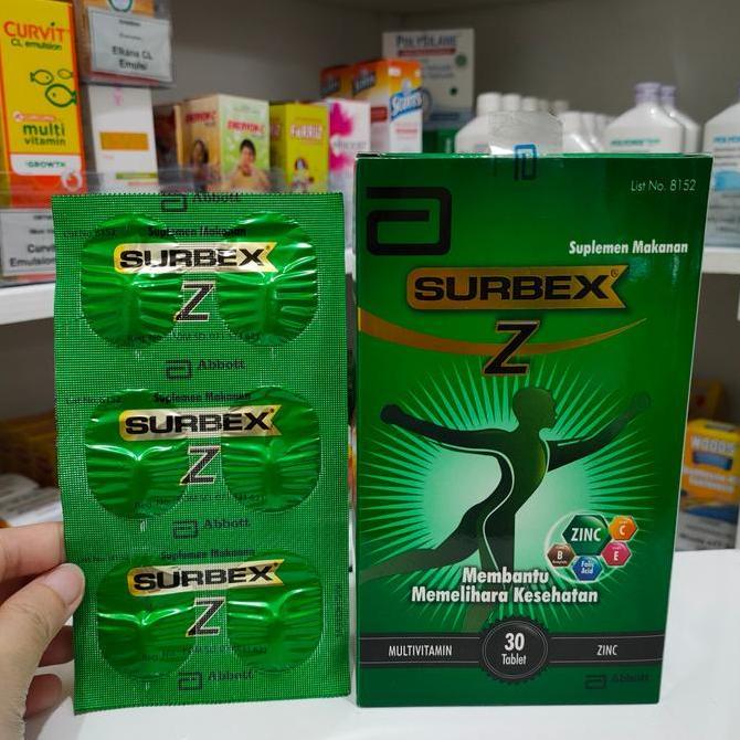 Surbex Z Strip Isi 6 Tablet Vitamin Original Abbott