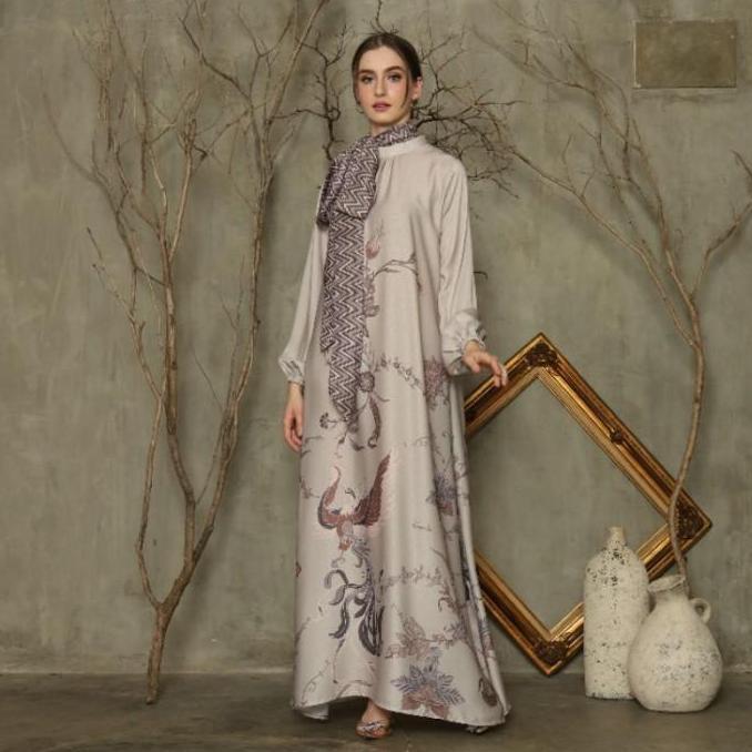 KARIMAKE - Astrapia dress color latte | Gamis signature | Gamis exclus Best Seller