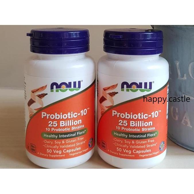 Now Foods Probiotic-10 Probiotic 10 25 Billion 50 Veg Probiotik