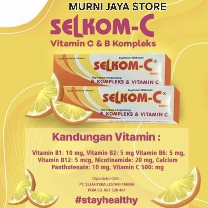 SELKOM C BOX 100 TABLET SELKOM C BOX ISI 100 TABLET