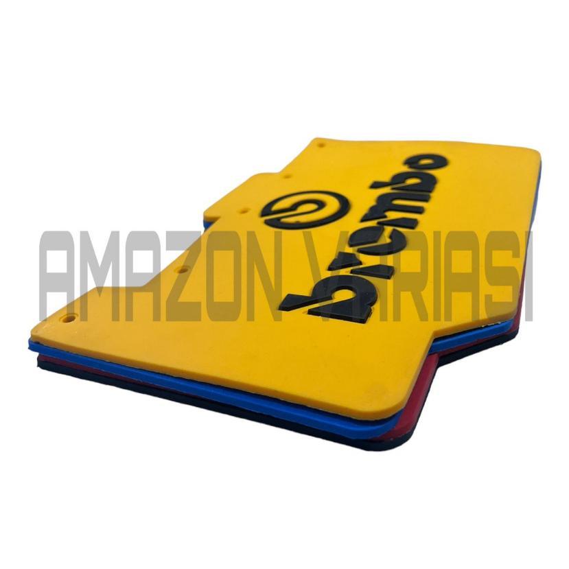 Promo  Mudflap Beat Fi Penahan Lumpur Tulisan Bremb0 Aksesoris Honda Pelindung Injektor Beat Fi New 