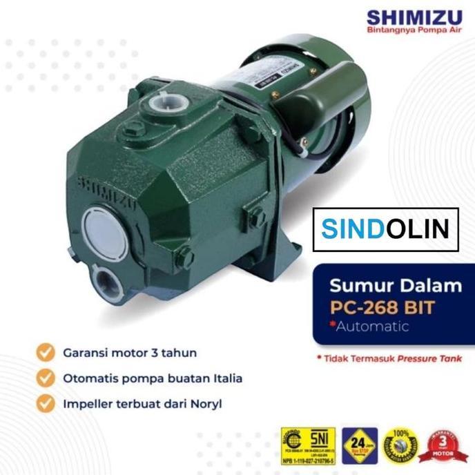 Promo| Pompa Air Shimizu Pc268Bit / Jet Pump Pc 268 Bit / Pc268 / 268Bit