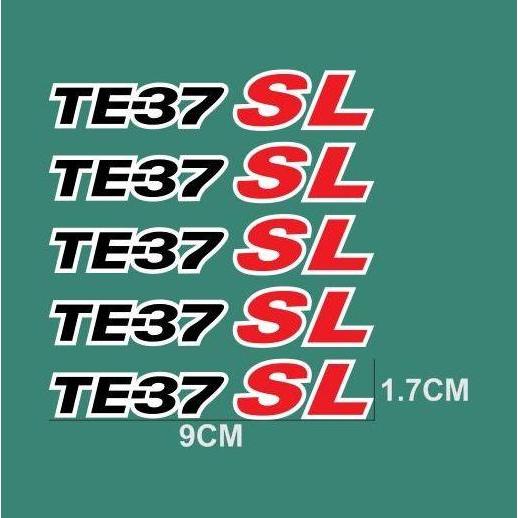 Cutting Sticker Velg Mobil TE 37 SL TE37SL Racing
