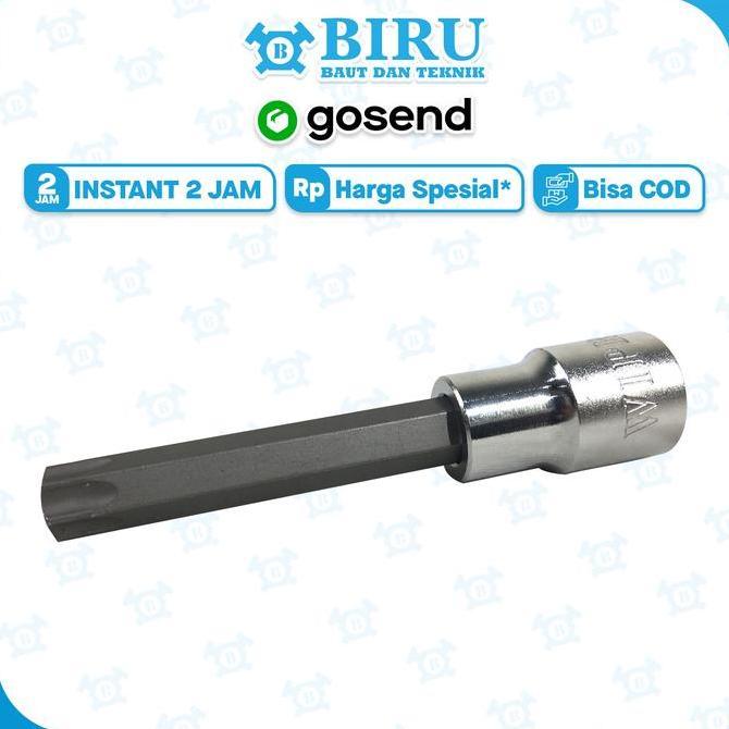 WIPRO Mata Socket Star Bit T55 x DR 1/2" / Kunci L Bintang Panjang