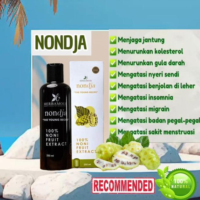 nondja sari buah mengkudu original | jus mengkudu herbalov