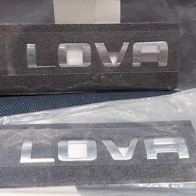 EMBLEM TULISAN LOVA FOR CHEVROLET LOVA