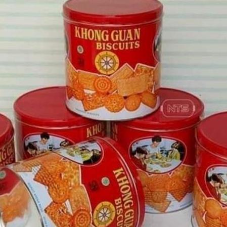 BISKUIT KHONG GUAN KALENG 650gr ANEKA RASA ASSORTED BISCUITS/ ROTI KUE