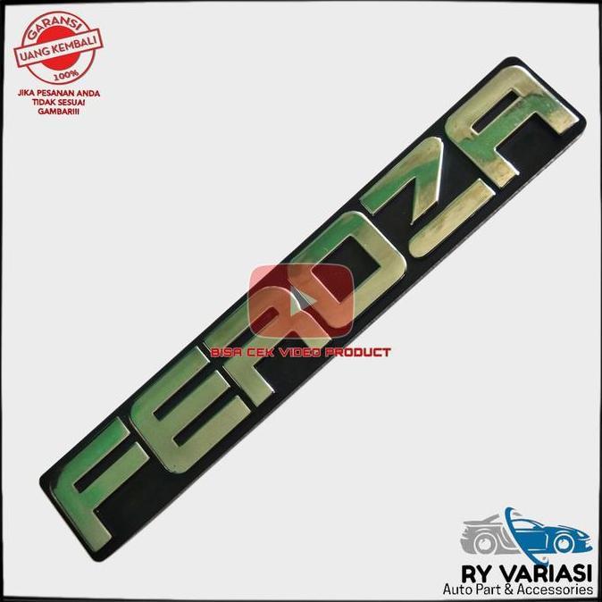 Emblem FEROZA original Logo Merk Tulisan Feroza Daihatsu