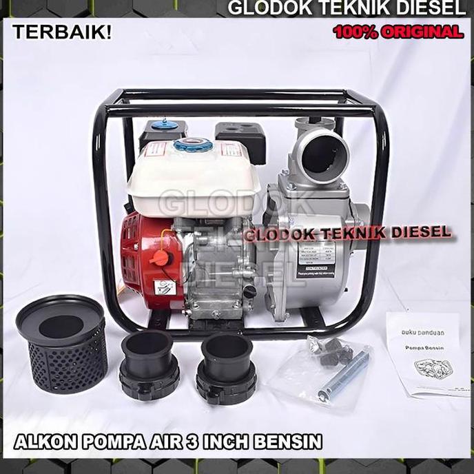 Promo| Nlg Mesin Pompa Air Sawah / Irigasi Water Pump 3 Inch 3" Alkon Terbaik