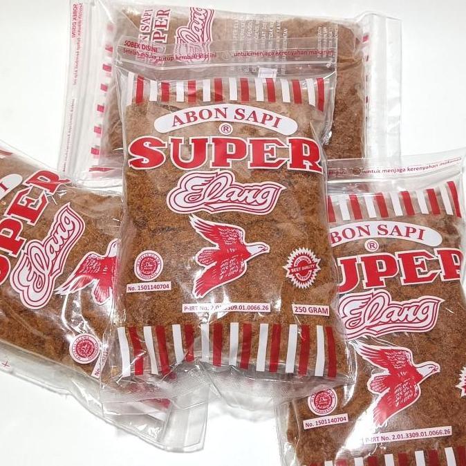 Abon Sapi Cap Elang Asli Boyolali 250 gram Abon Sapi Super Cap Elang