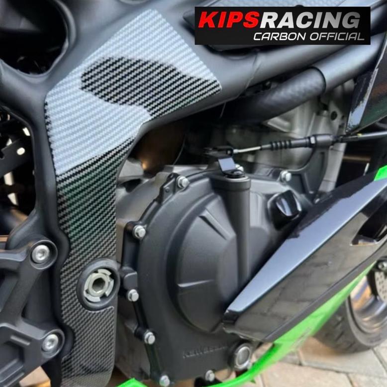 COVER RANGKA ZX25R KIRI KANAN CARBON GLOSY cover batangan zx 25 r cover body zx25r carbon